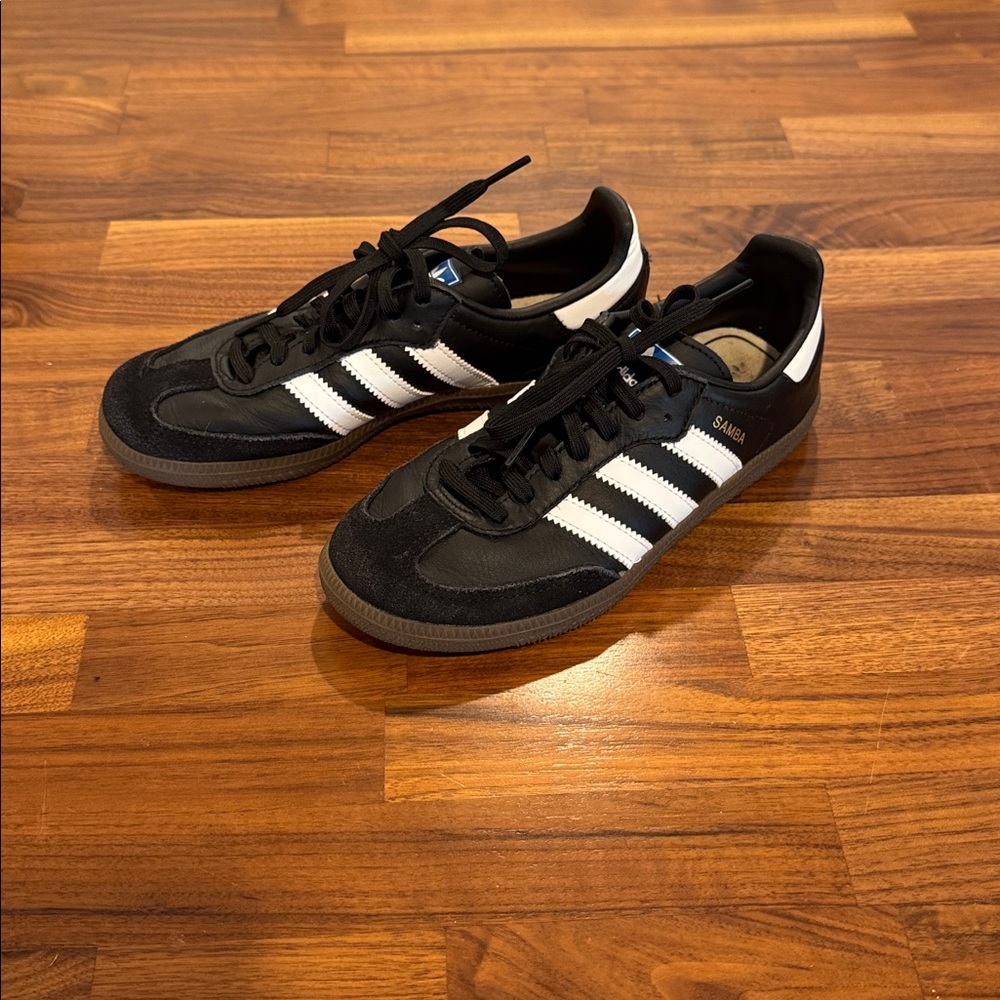 Adidas Samba Black and White Shoes